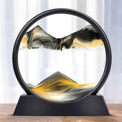 3D Hourglass/ Quick Sand Decor-  Sandscape In Motion