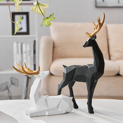 Deer Ornaments statues -Creative Craftsmanship Design