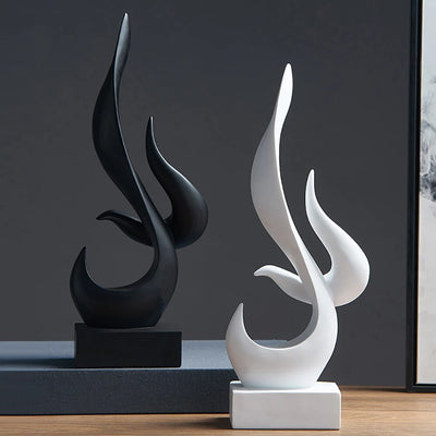 Luxury High-End Home Living- abstract sculpture