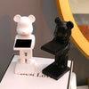 Trendy watch display stand- Modern cool watch holder, electroplating cartoon bear