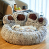 Dog Bed/ Pet Sofa- Paw Shape Comfortable Cozy Pet Sleeping