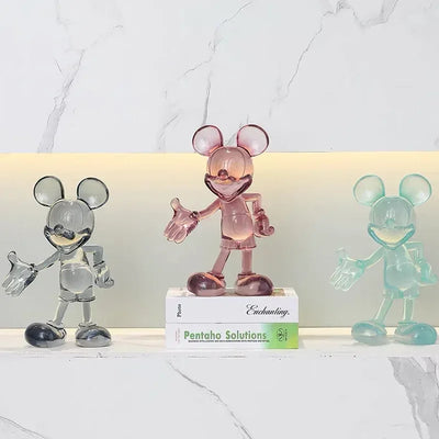 Mickey Minnie Mouse Action Figure Resin Statue Figurine Collection Dolls