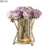 Golden Vase- Modern Flowers Pot