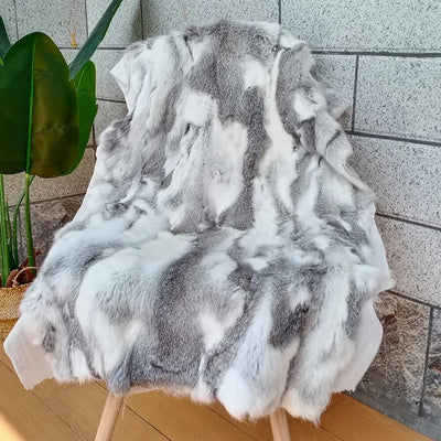 Modern Rabbit Fur- Rug Comfortable Furry Home Decoration