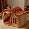 Foldable Dog House Kennel Bed - For Small/ Medium Dogs & Cats
