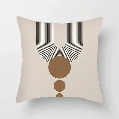 Modern Throw Pillow (Abstract)