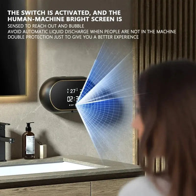 Wall Mounted Touchless Hands-Free Automatic Foaming Soap Dispenser 450ml