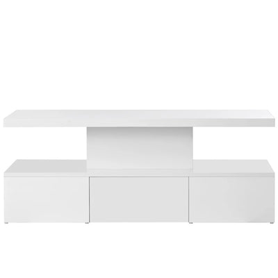 Modern 2-Tier Rectangle Coffee Table With Drawer