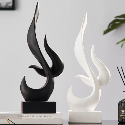 Luxury High-End Home Living- abstract sculpture