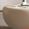 Round White Coffee Tables-  Minimalist Luxury Design