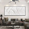 Large Black And White Abstract 3D Textured Art  picture
