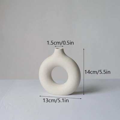 Aesthetic Vase- Modern Circle