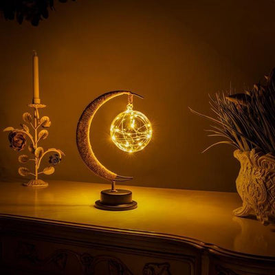 3D Night Light, LED Moon Lamp- Christmas Decoration Night Light Bedside Light