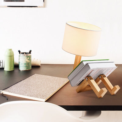 Book Holding- Table Lamp Robot Figure