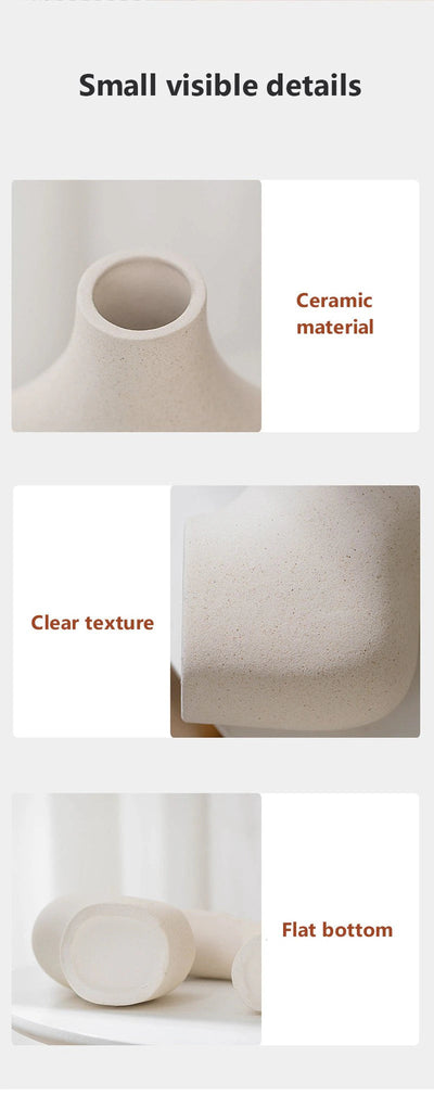 Minimalist Ceramic Vase- Modern Arch
