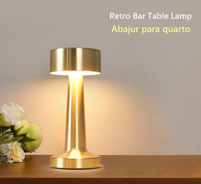 Retro Lamp- Gold design