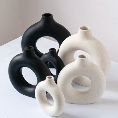 Aesthetic Vase- Modern Circle