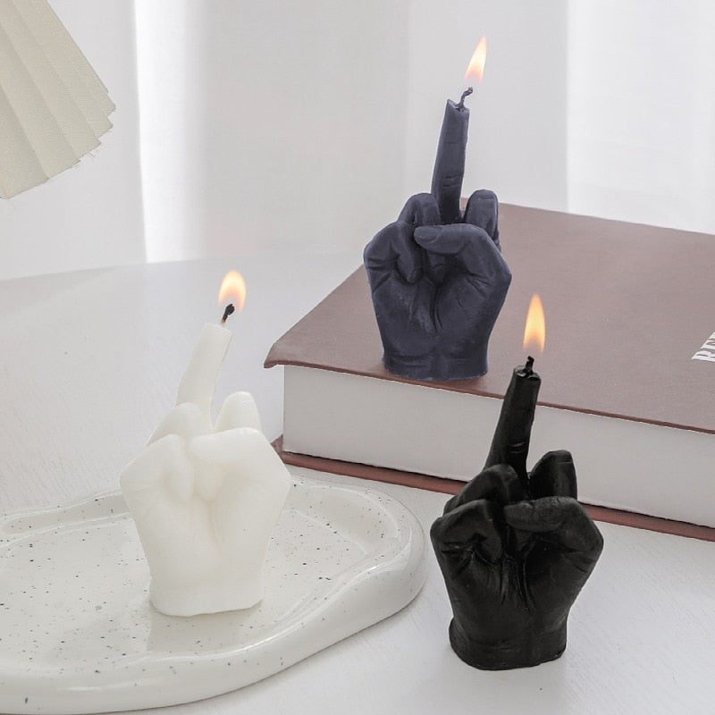 Middle Finger Shaped Scented Candles