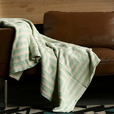 Knitted- Throw Blanket, Modern Design