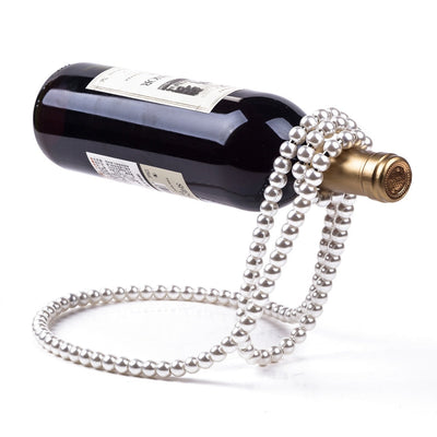 Pearl Necklace- Modern  Wine Bottle holder