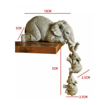 Buy Now 3-piece White Elephant Craft Statues Online