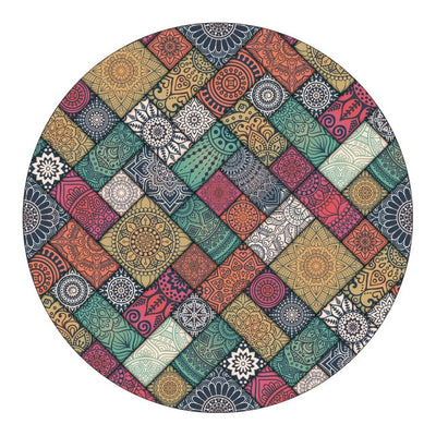 Colorful Circle Rug- Modern Mandala