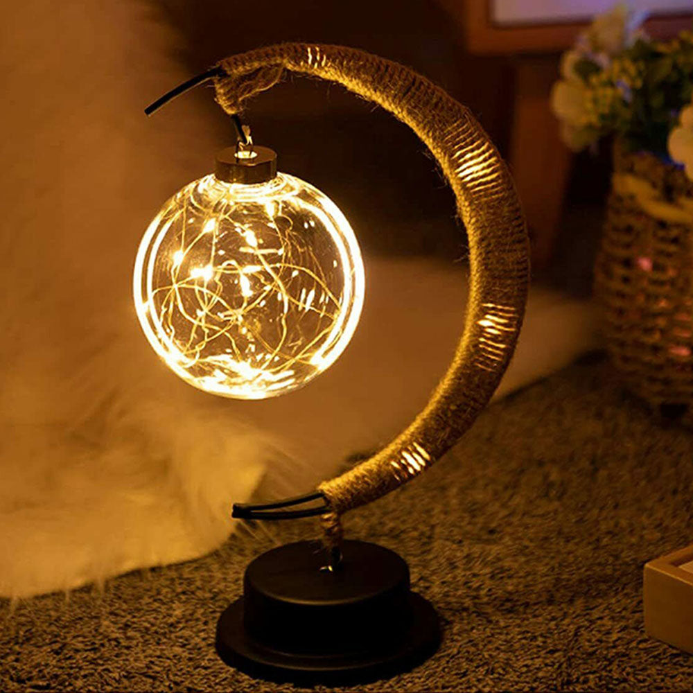 3D Night Light, LED Moon Lamp- Christmas Decoration Night Light Bedside Light