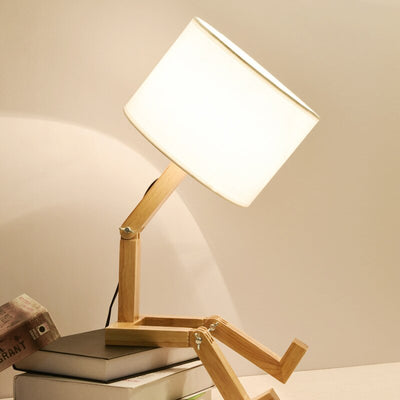 Book Holding- Table Lamp Robot Figure