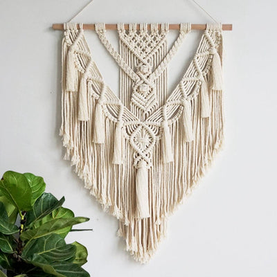 Handwoven Modern Tapestry- Overhead