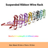 Modern Wine Rack- Ribbon Eye Candy